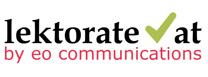 logo lektorate.at by eo communications